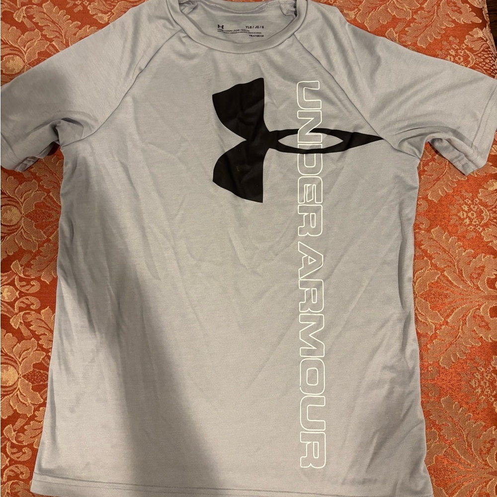 Under Armour Kids Light Gray Tee